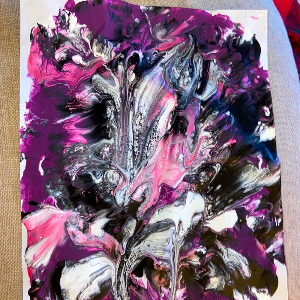 Hand Painted artwork. “ Outstretched Chaos “.